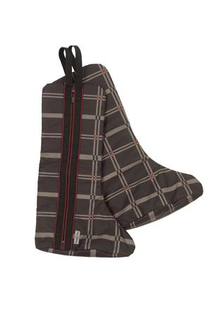 Quilted Lined Boot Bag RIVERTON_PLAID