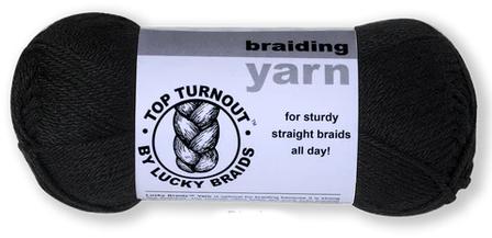 Lucky Braids Horse Braiding Yarn BLACK