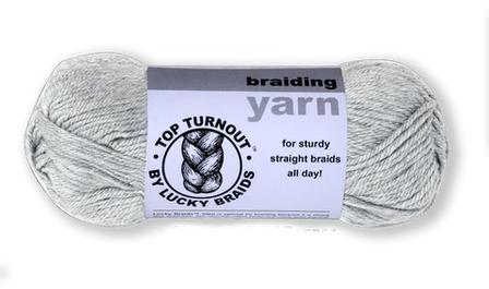 Lucky Braids Horse Braiding Yarn CHARCOAL