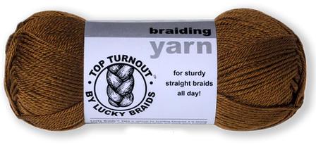 Lucky Braids Horse Braiding Yarn CHESTNUT