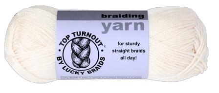 Lucky Braids Horse Braiding Yarn LIGHT_GREY