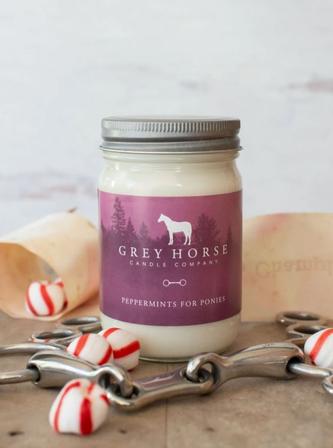 Peppermints for Ponies Candle - 12 Oz