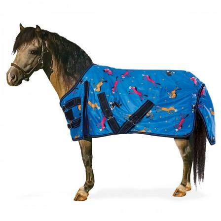 600D Pony Print Pony Turnout Blanket- 200g