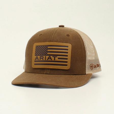 Ariat Oilskin USA Flag Cap