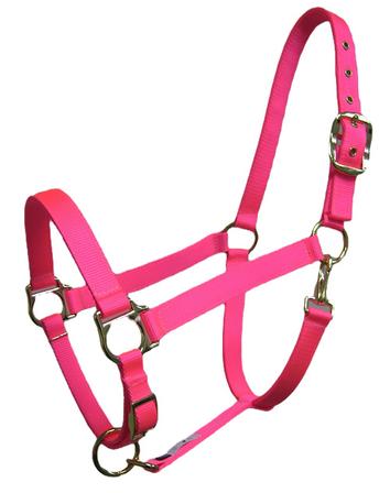 Nylon Halter HOT_PINK