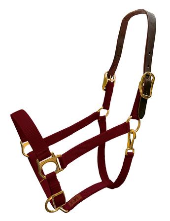 Nylon Breakaway Halter BURGUNDY