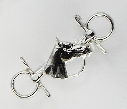Horse Head Snaffle Stock Pin