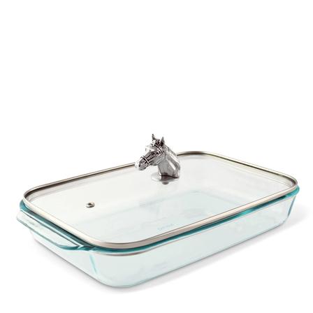 3 Quart Pyrex Baking Dish with Horse Head