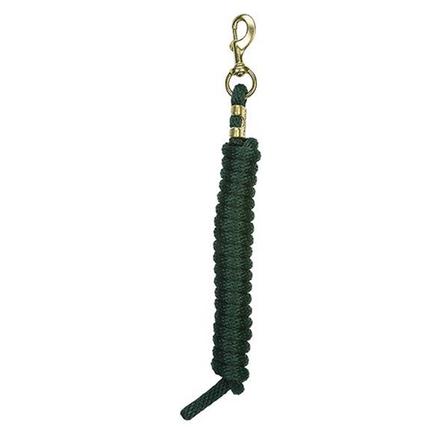 Poly Lead Rope with Brass Snap - 10' HUNTER