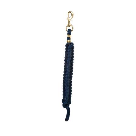 Poly Lead Rope with Brass Snap - 10' NAVY