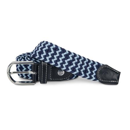 Ladies Braided Stretch Belt ISLAND_BLUE_NIGHT_SKY