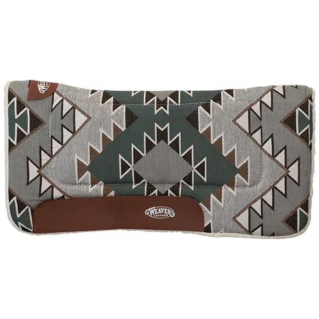 All Purpose Contoured Saddle Pad SOUTHWEST_GREEN/GRAY