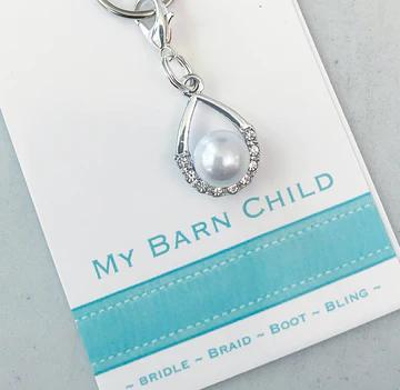 Pearl Drop Bridle Charm