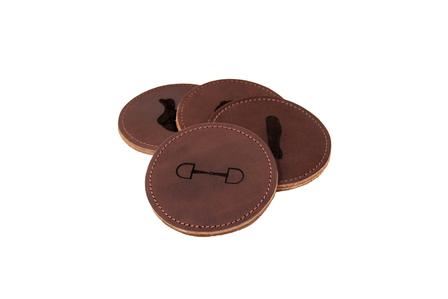 English Coasters - Set of 4 CHESTNUT