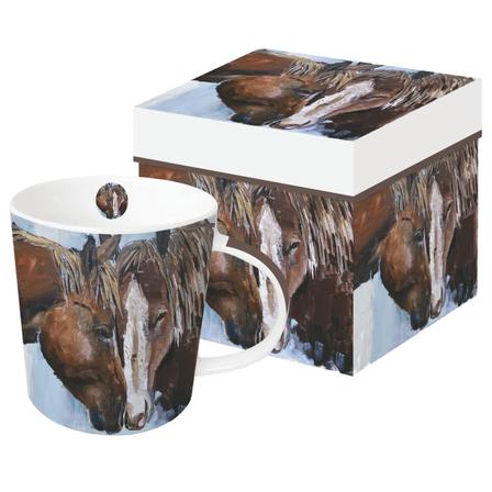 Boxed Mug - Frontier Horses