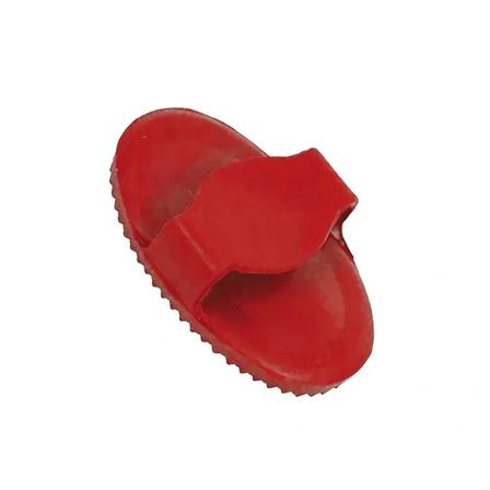 Soft Rubber Curry Comb Jr. RED