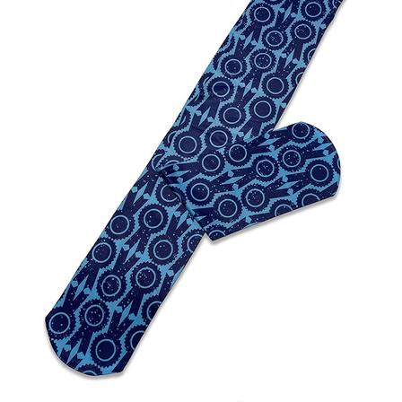 Boot Sock - Blue Ribbons