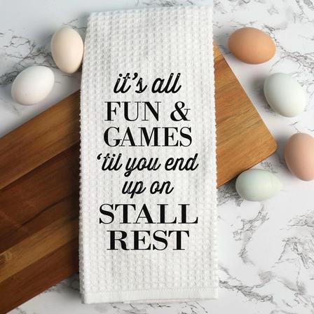 Stall Rest Kitchen Towel