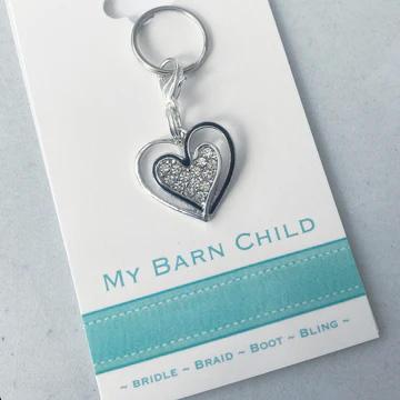 I Carry Your Heart Bridle Charm