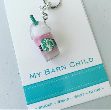 Starbucks Prink Frappe Bridle Charm