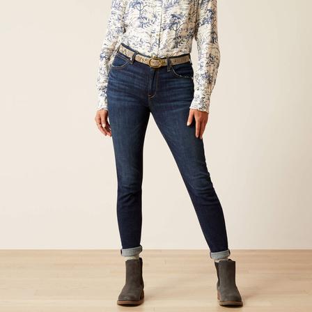 High Rise Bridle Skinny Jean