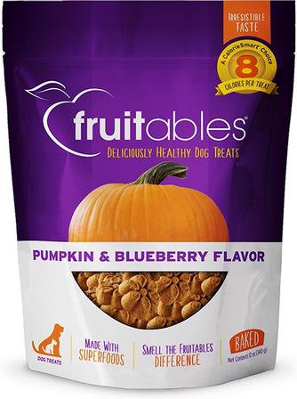 Fruitables Dog Treats - Pumpkin & Blueberry