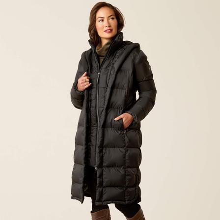 Norfolk Long Puffa Coat BLACK