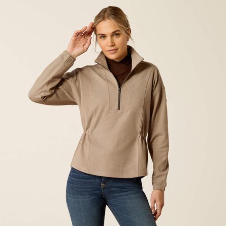 Ryeland 1/2 Zip Sweatshirt BRINDLE