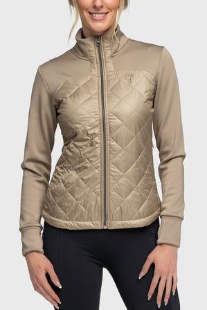 Quilted Full Zip Jacket - Desert