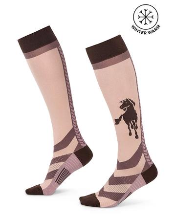 Free Spirit Wool Knee High Sock - Kids BLUSH