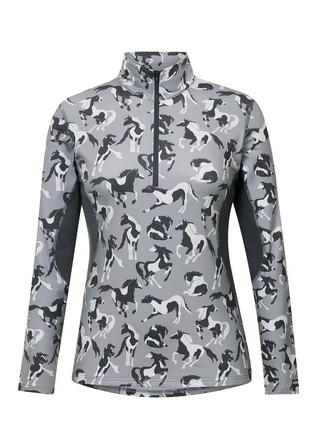 On Course 1/4 Zip Fleece Tech Top STERLING_MOD_MARES