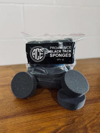 Pro4mance Black Tack Sponges - 12 Pack