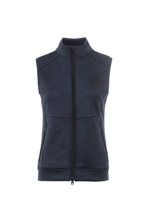 Cavalmolly Standup Collar Vest DARK_BLUE