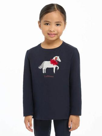 Mini Jessie Long Sleeve Shirt NAVY