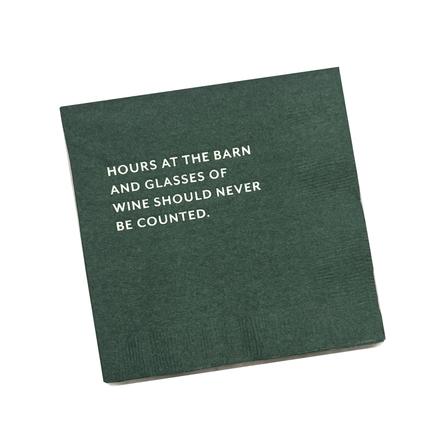 Cocktail Napkins - Never Count