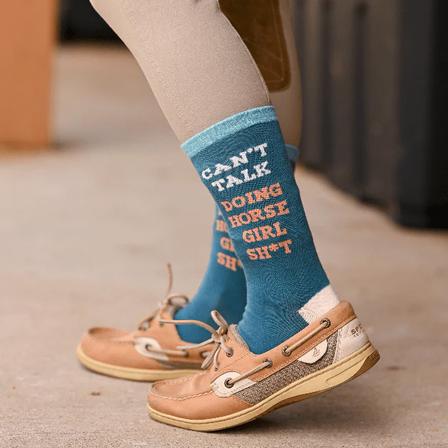 Can't Talk - Crew Sock