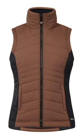 Round Up Quilted Riding Vest NUTMEG