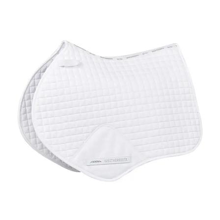 Prime Jump Shaped Saddle Pad WHITE