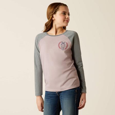 Heart Star Long Sleeve T-Shirt PURPLE_HEATHER_DOVE/GREY