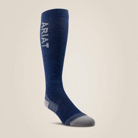 AriatTEK Thaw Merino Sock NAVY/HEATHER_GREY