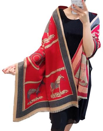 Gallop Reversible Wrap - Red