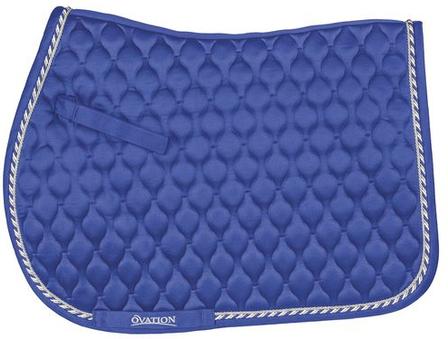 Quilted Satin AP Saddle Pad ROYAL