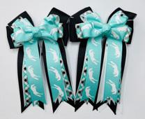 Aqua Over Fences Show Bows