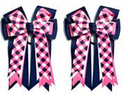 Pink Crisscross Show Bows