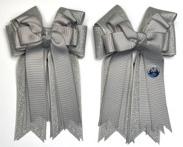 Silver Shimmer Show Bows