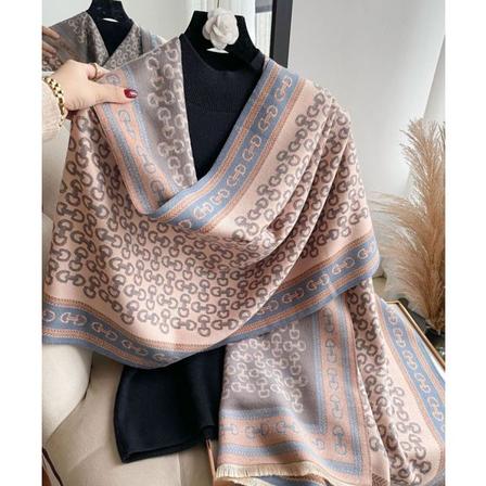 Snaffle Bit Acrylic Cashmere Scarf MULTI