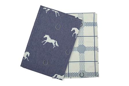 Denim Blue Kitchen Towel Set BLUE