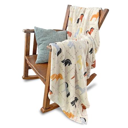 Pony Palisade Throw Blanket