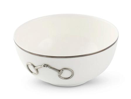 Pewter Bit Bone China Cereal Bowl