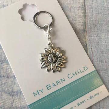 Sunflower Bridle Charm